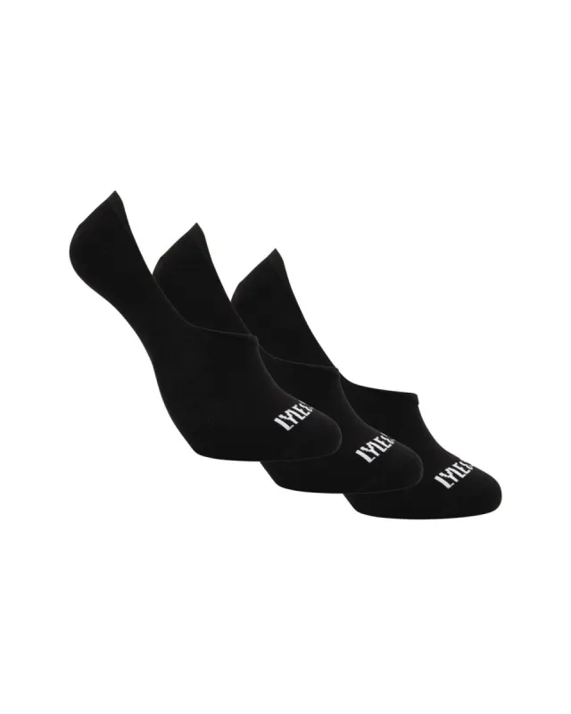 3 Pack Invisible Socks sold by Lyle & Scott