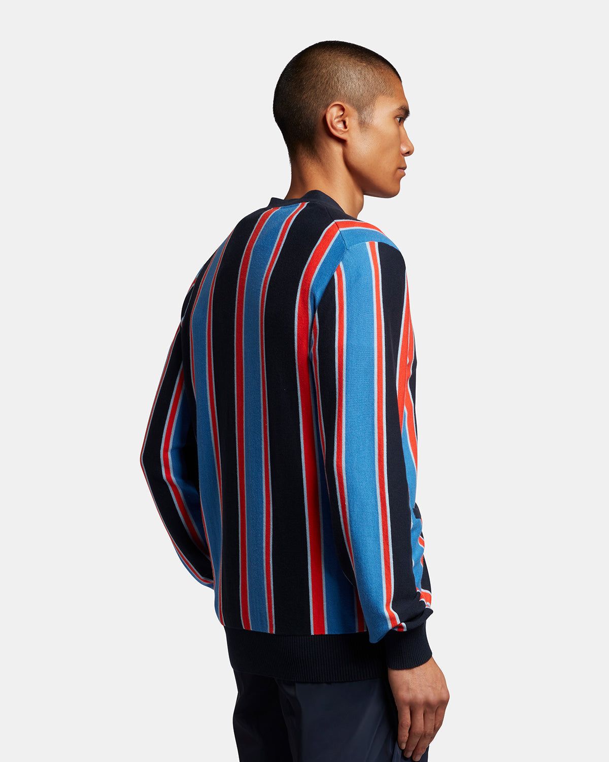 Vertical Stripe Cardigan sold by Lyle & Scott product image thumbnail 3