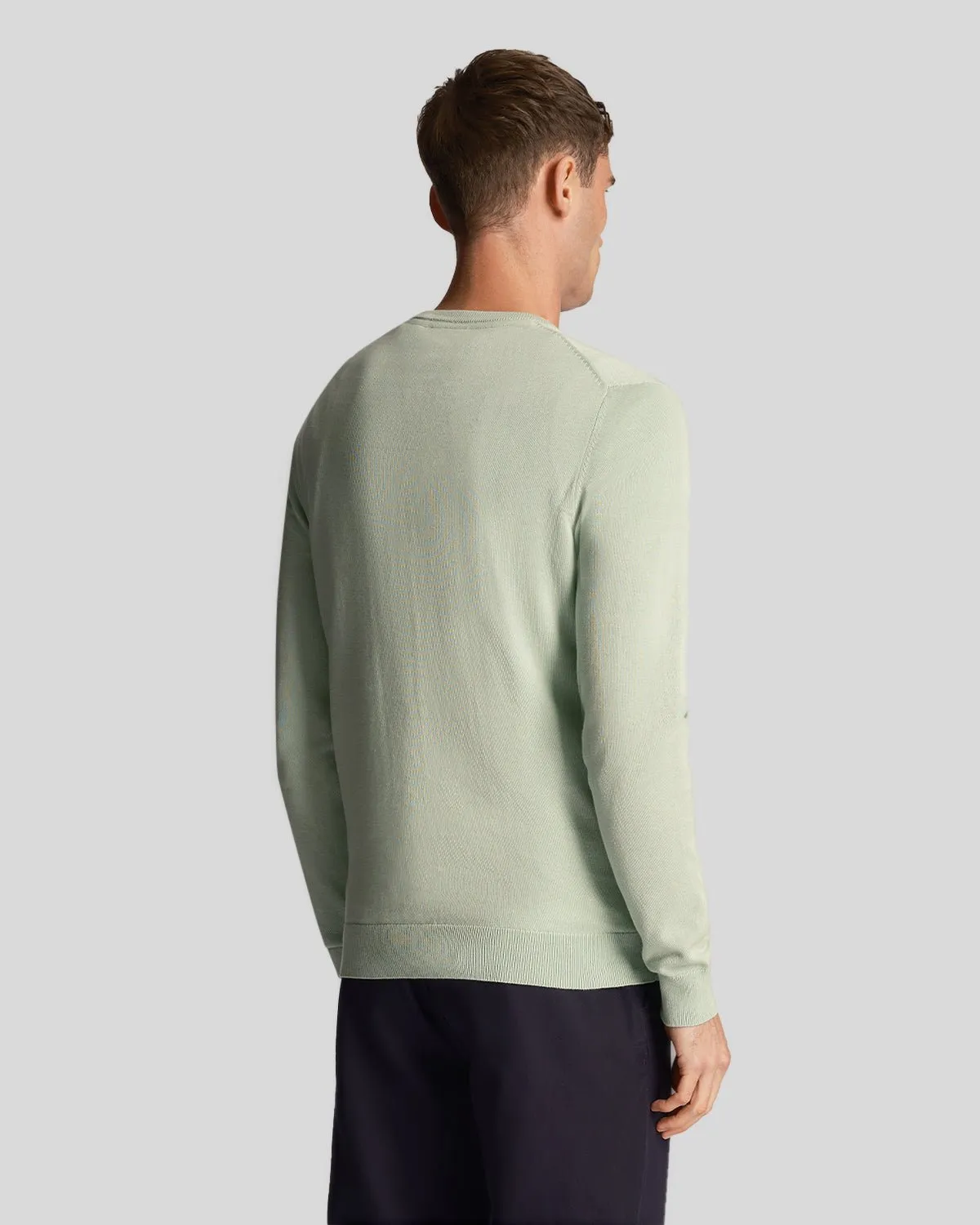 Cotton Crew Neck Jumper sold by Lyle & Scott product image thumbnail 3