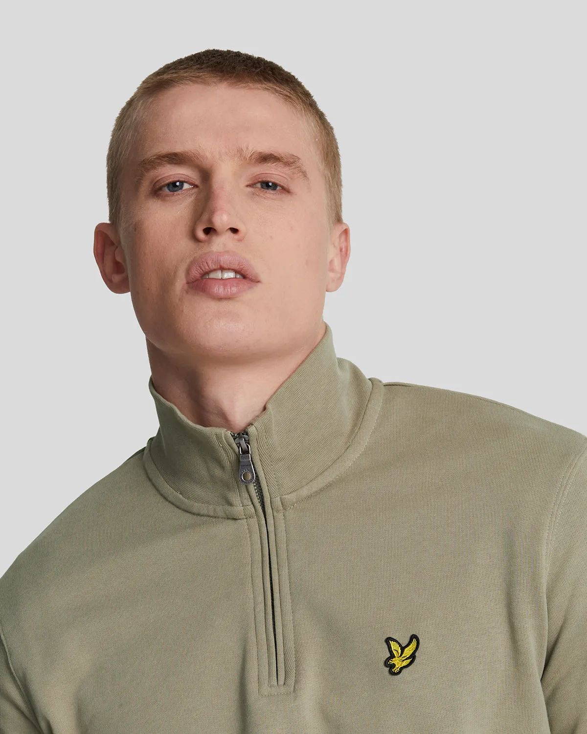 Loopback 1/4 Zip Sweatshirt sold by Lyle & Scott product image thumbnail 4
