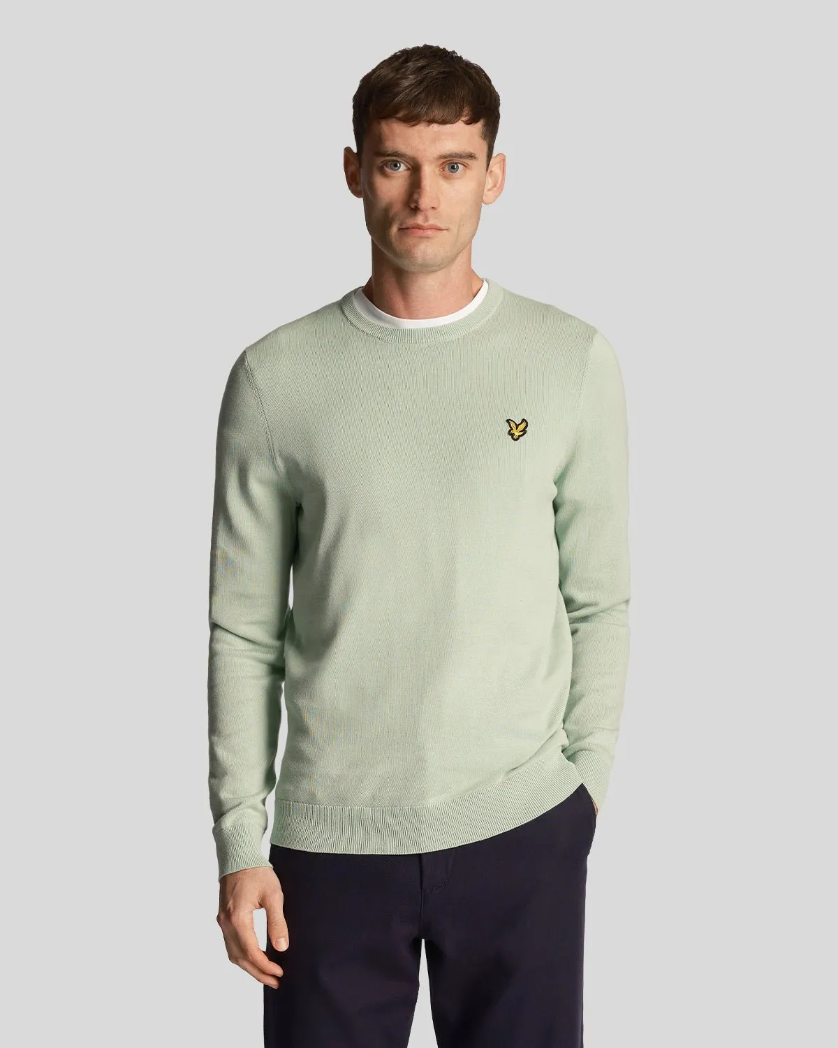Cotton Crew Neck Jumper sold by Lyle & Scott