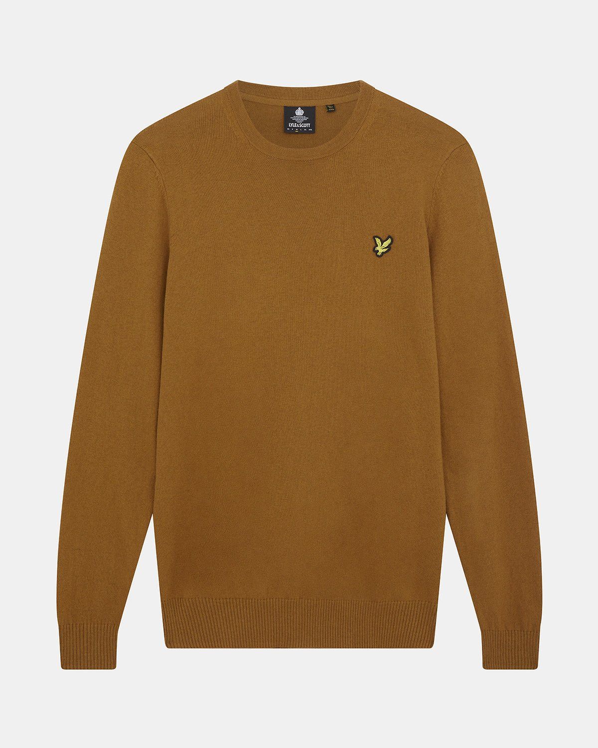 Cotton Merino Crew Neck Jumper sold by Lyle & Scott product image thumbnail 5