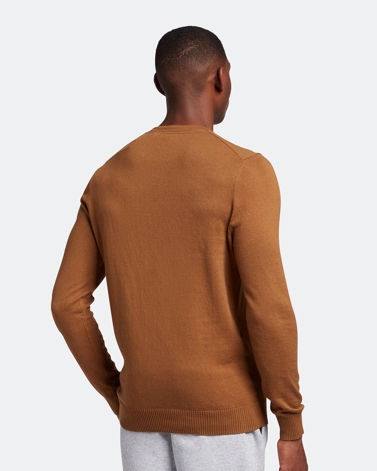 Cotton Merino Crew Neck Jumper sold by Lyle & Scott product image thumbnail 3