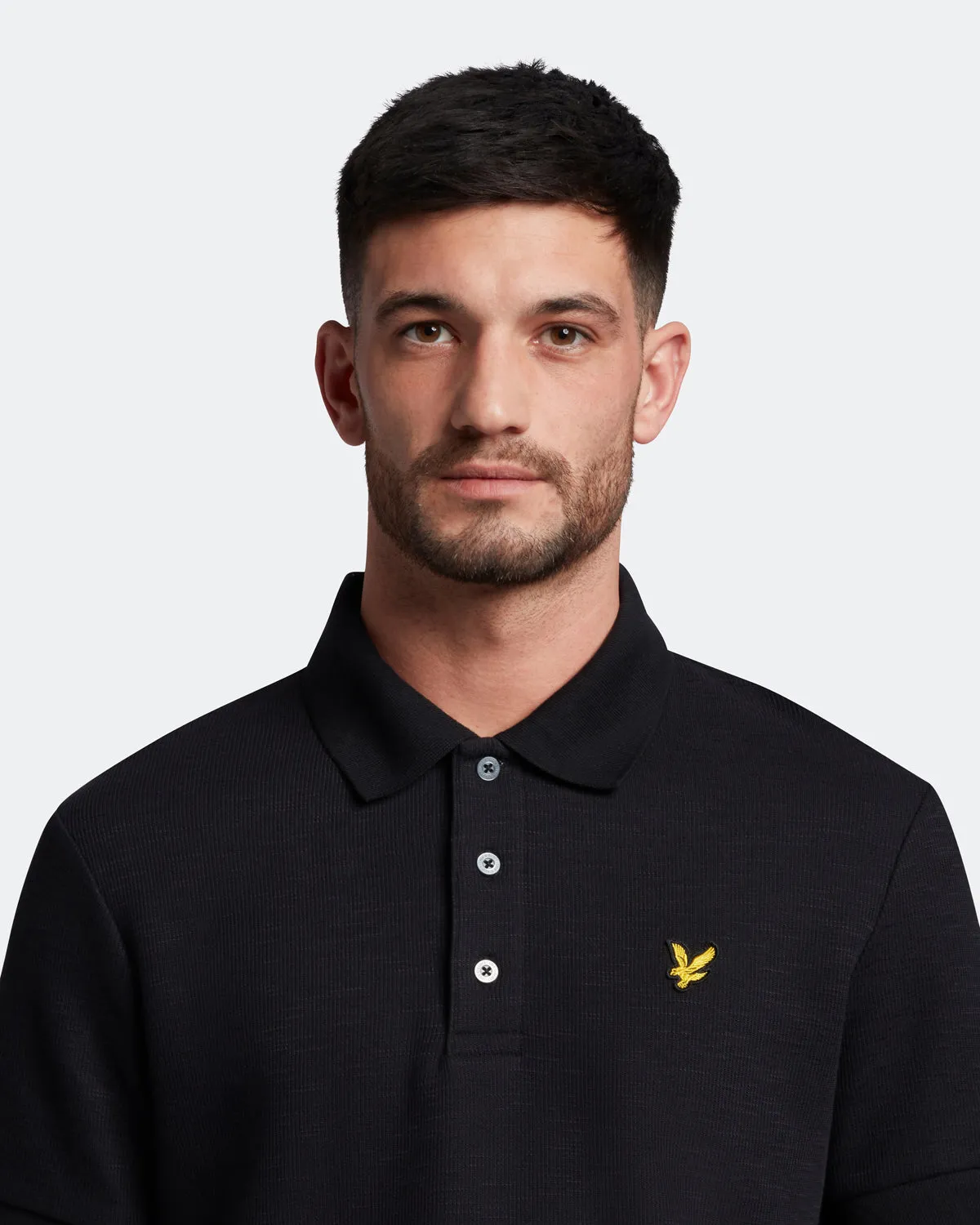 Cuffed Polo Shirt sold by Lyle & Scott product image thumbnail 4
