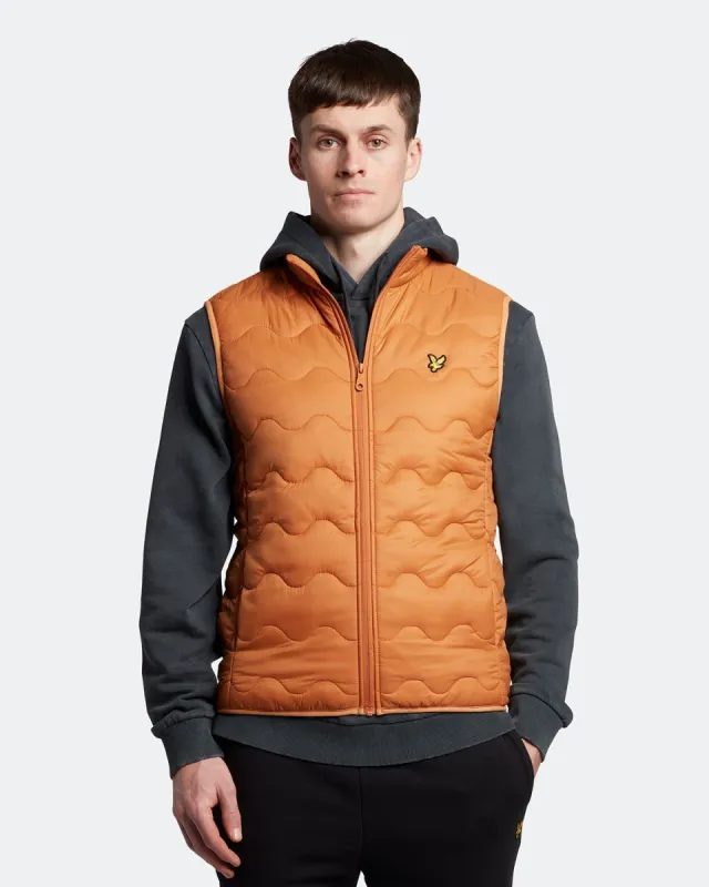 Crest Quilted Gilet sold by Lyle & Scott