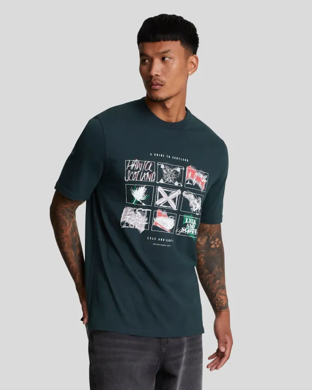 A Guide To Scotland Graphic T-Shirt sold by Lyle & Scott