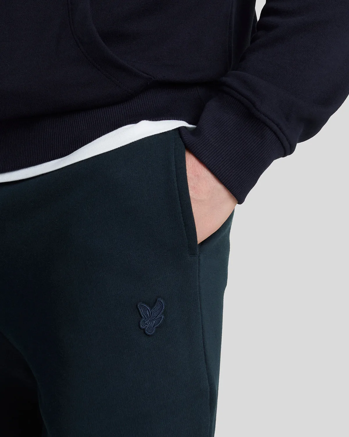 Tonal Eagle Skinny Joggers sold by Lyle & Scott product image thumbnail 4
