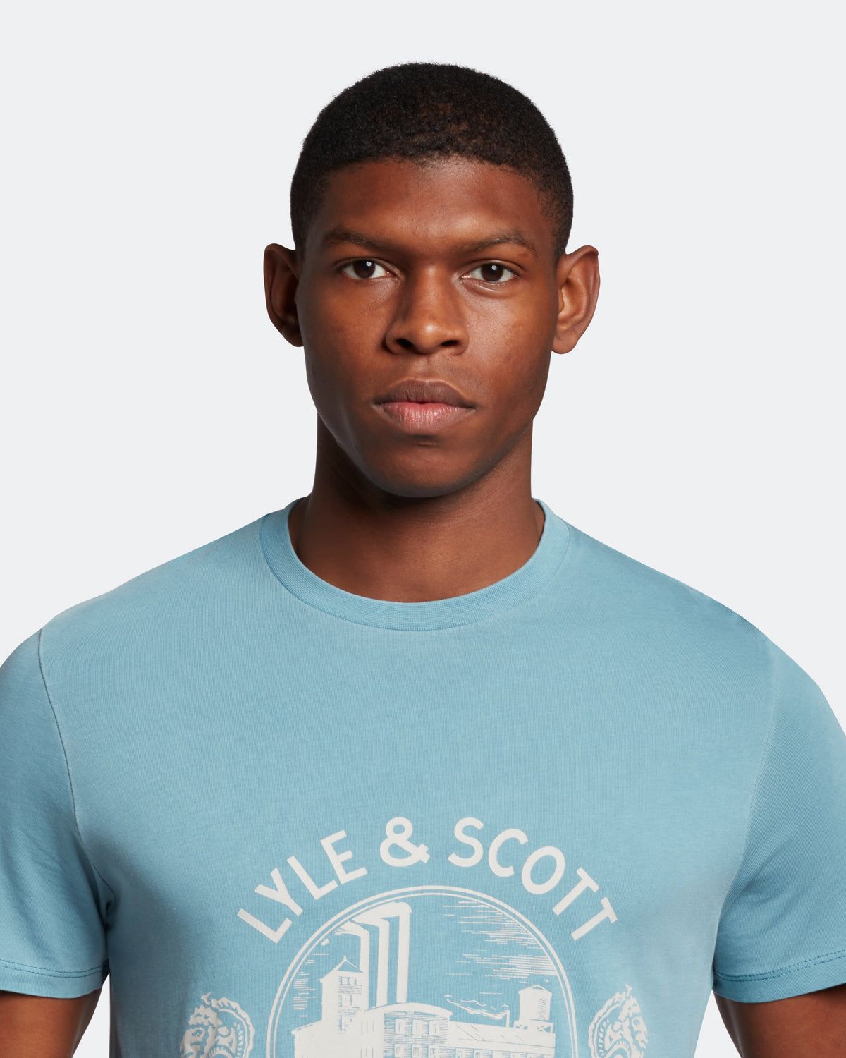 Hawick Print T-Shirt Plus sold by Lyle & Scott product image thumbnail 4
