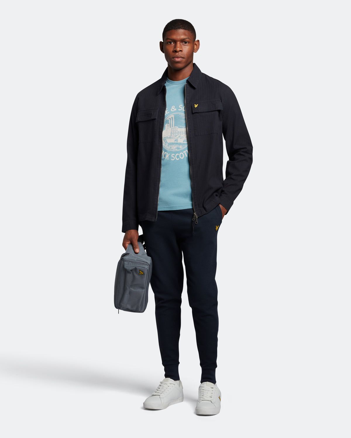 Hawick Print T-Shirt Plus sold by Lyle & Scott product image thumbnail 2