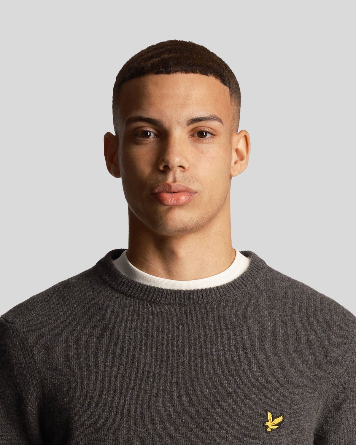 Crew Neck Lambswool Jumper sold by Lyle & Scott product image thumbnail 4