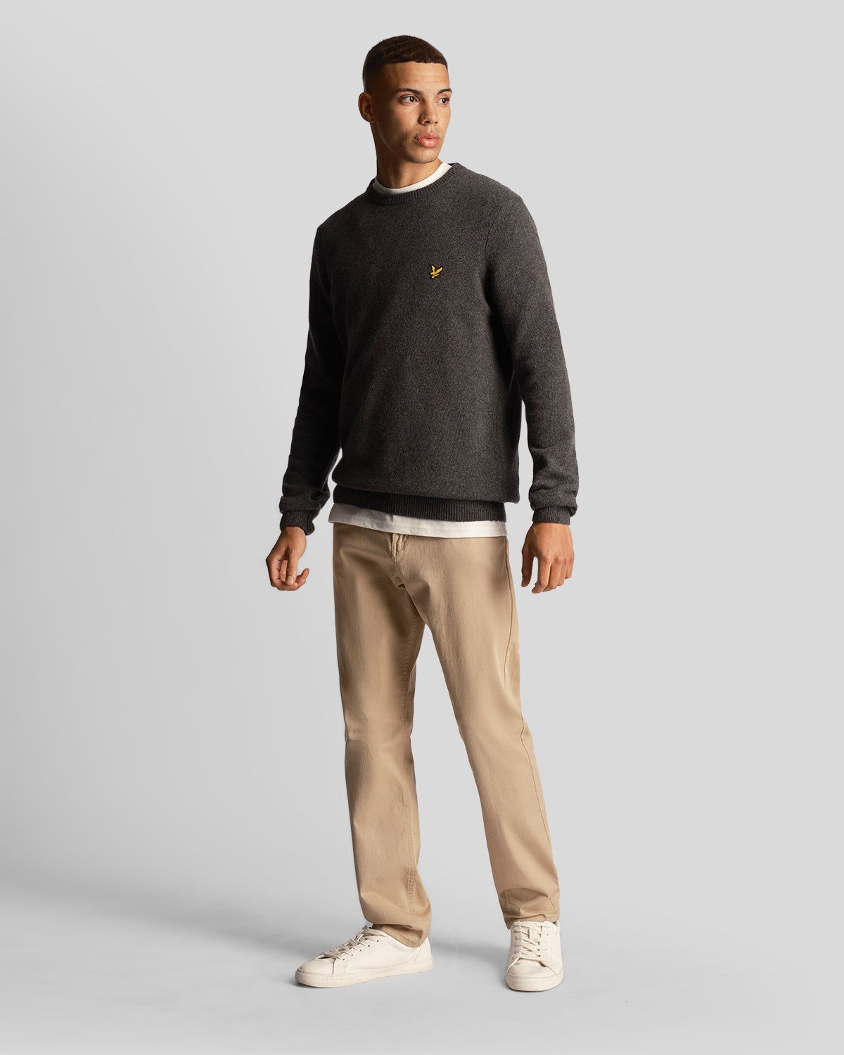 Crew Neck Lambswool Jumper sold by Lyle & Scott product image thumbnail 2