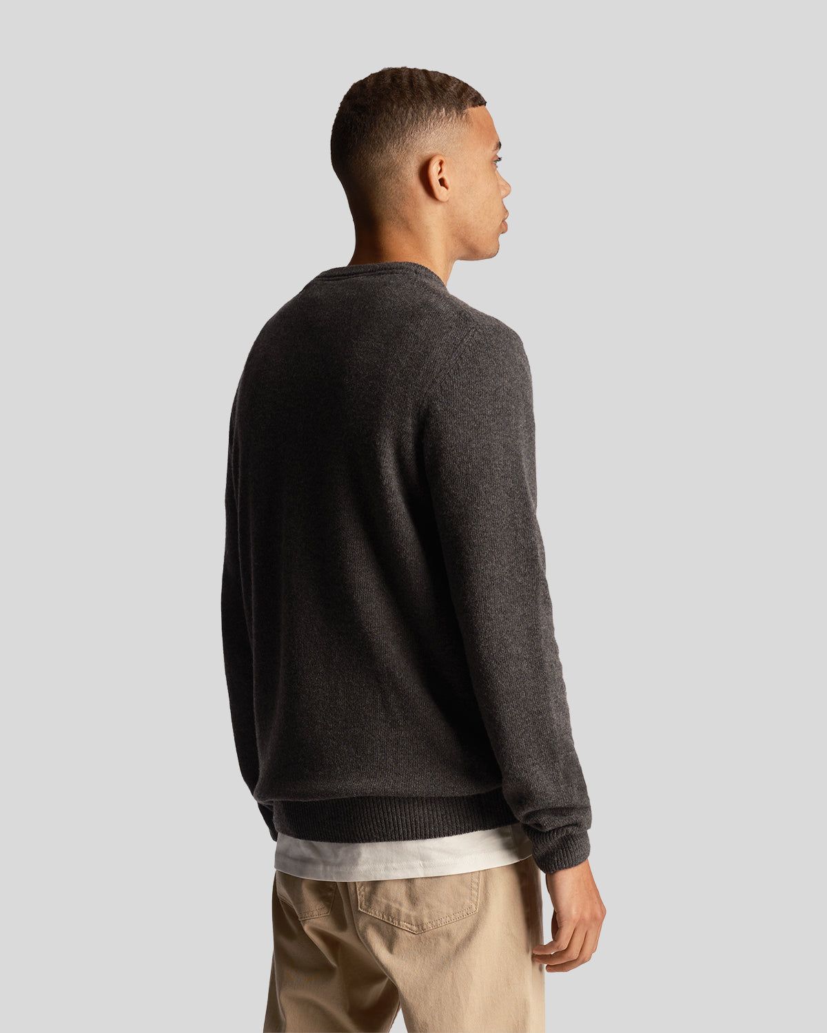 Crew Neck Lambswool Jumper sold by Lyle & Scott product image thumbnail 3