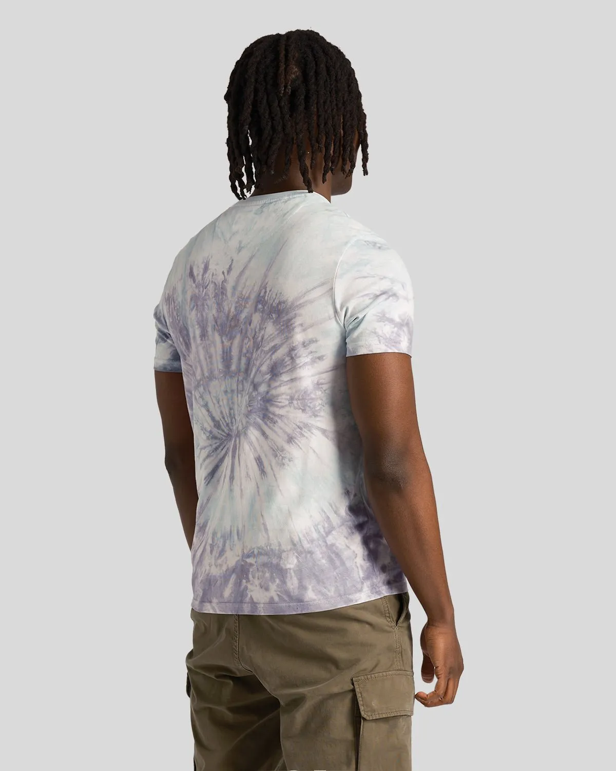 Tie Dye Crew Neck T-Shirt sold by Lyle & Scott product image thumbnail 3
