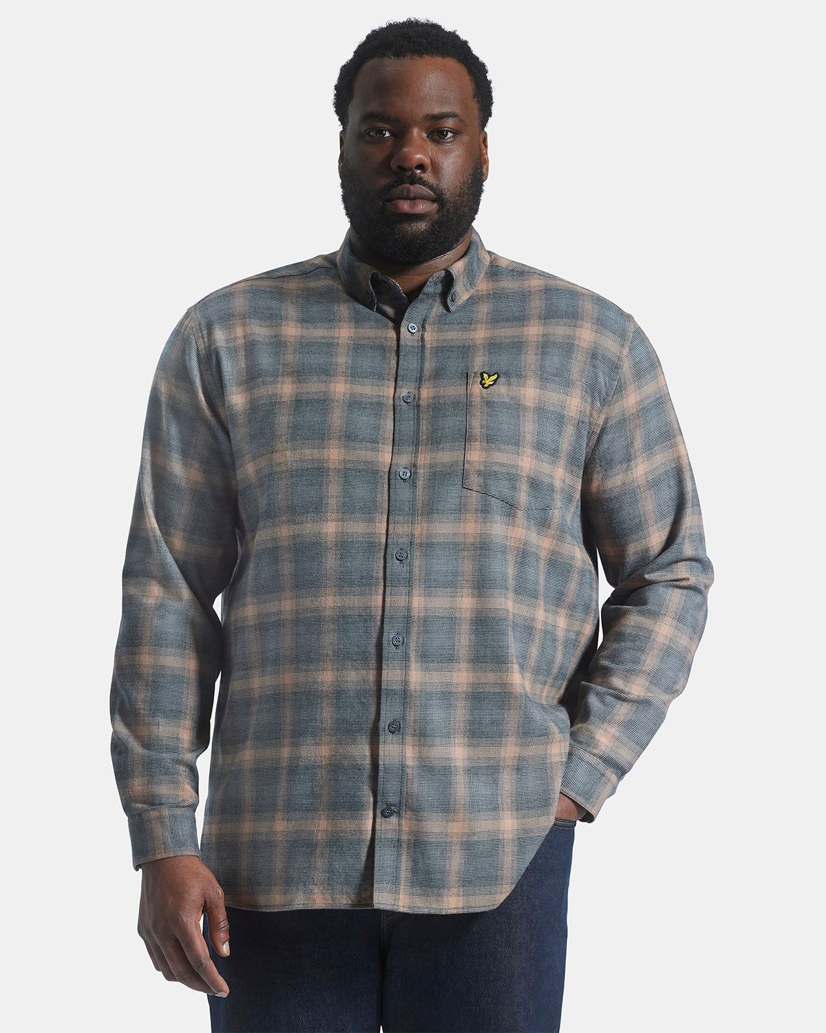Button Down Check Shirt Plus sold by Lyle & Scott