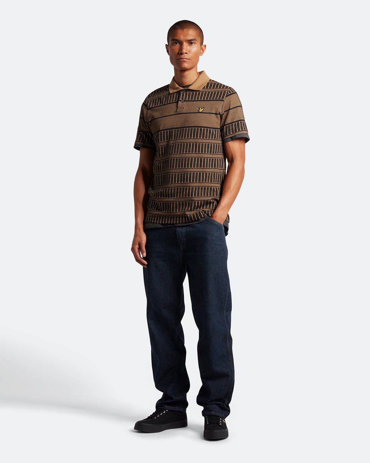 Grid Polo Shirt sold by Lyle & Scott product image thumbnail 2
