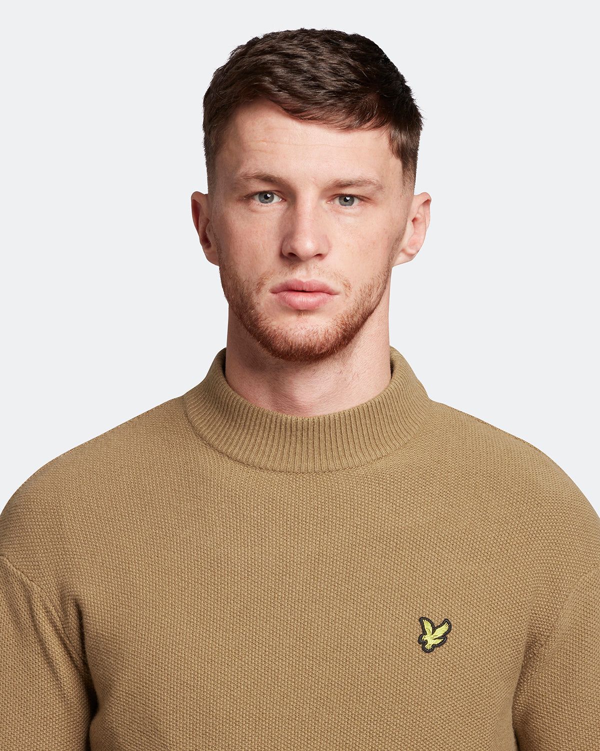 Knitted Mock Roll Neck Jumper sold by Lyle & Scott product image thumbnail 4