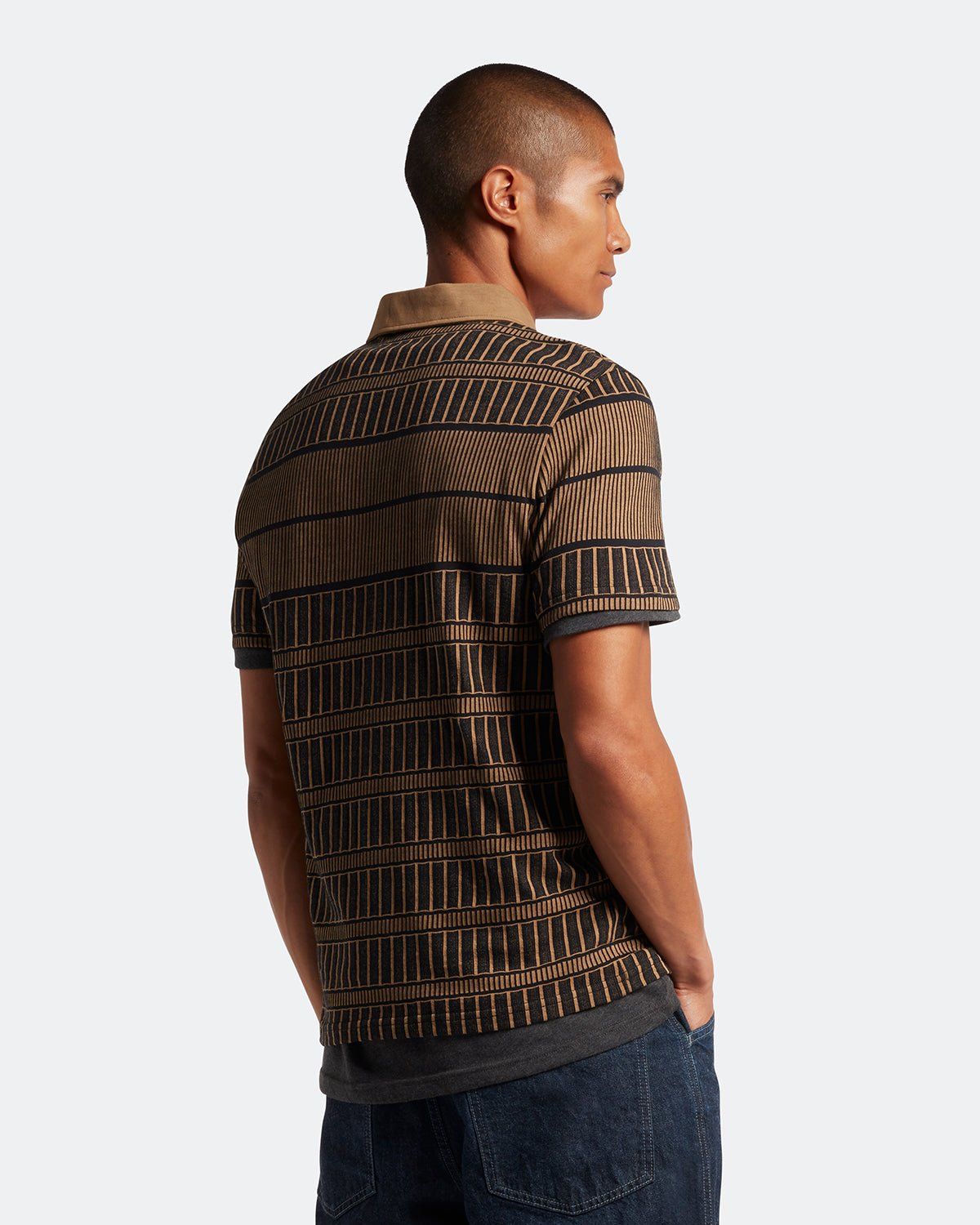 Grid Polo Shirt sold by Lyle & Scott product image thumbnail 3