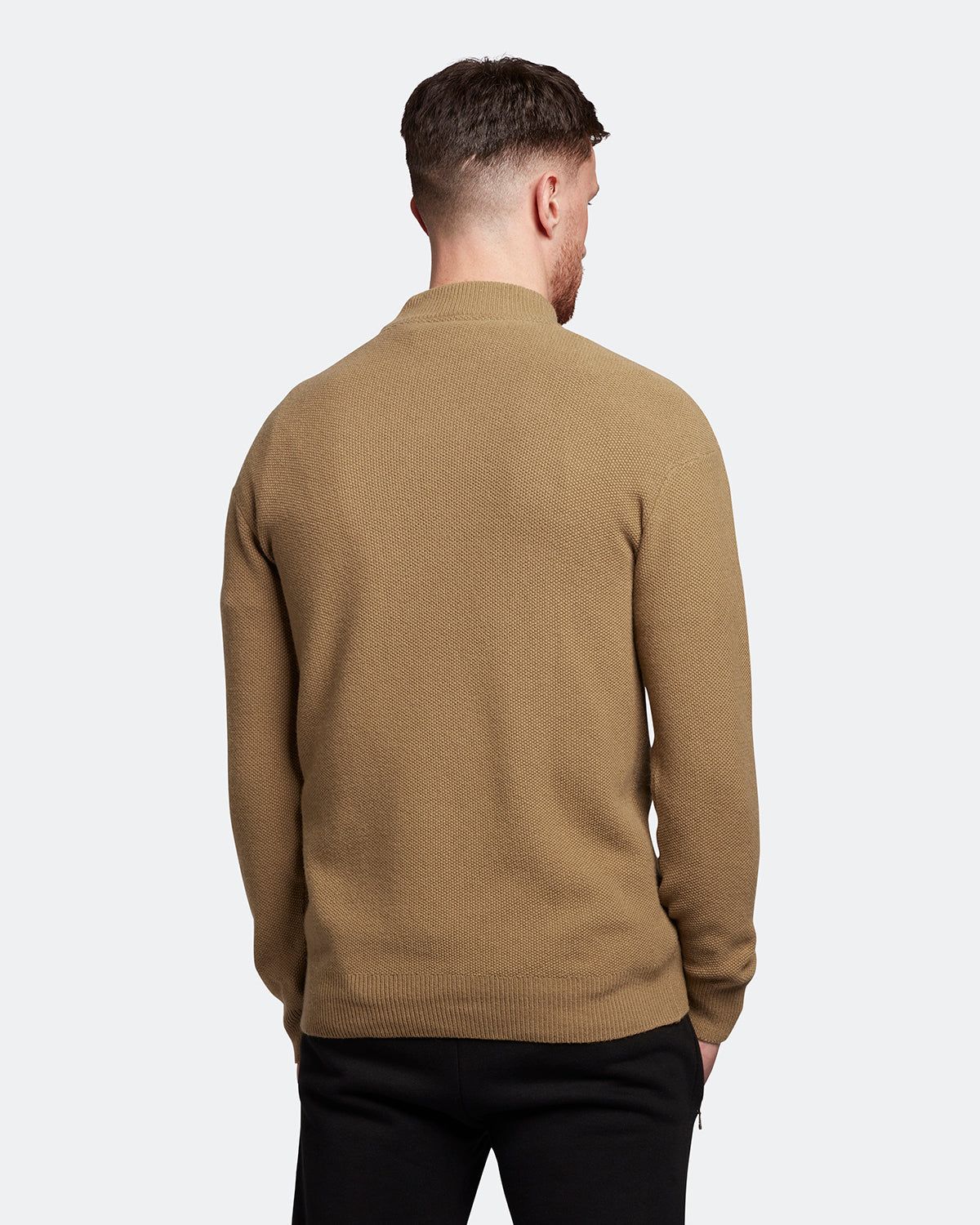 Knitted Mock Roll Neck Jumper sold by Lyle & Scott product image thumbnail 3