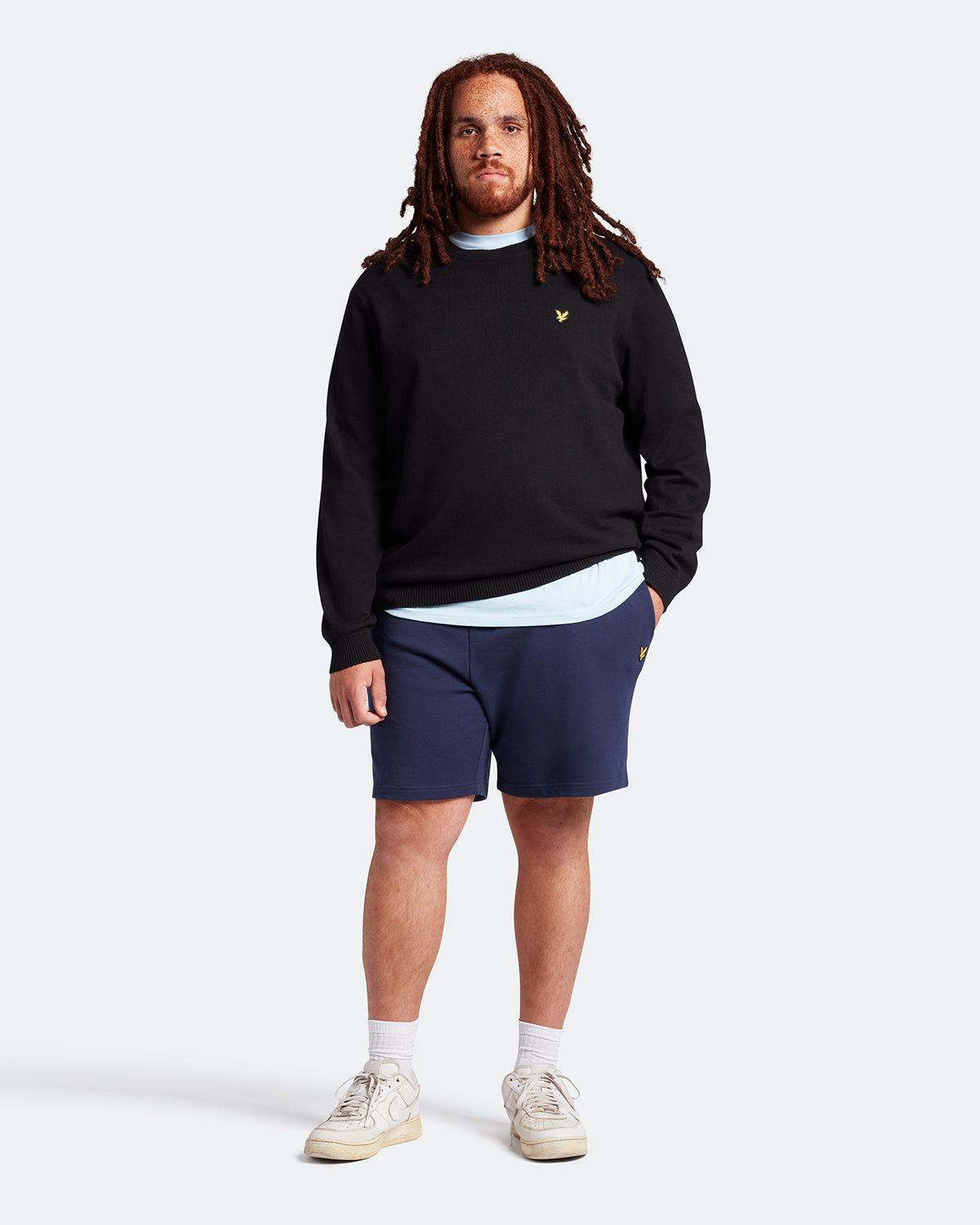 Cotton Merino Crew Neck Jumper Plus sold by Lyle & Scott product image thumbnail 4