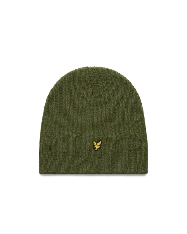Knitted Ribbed Beanie sold by Lyle & Scott