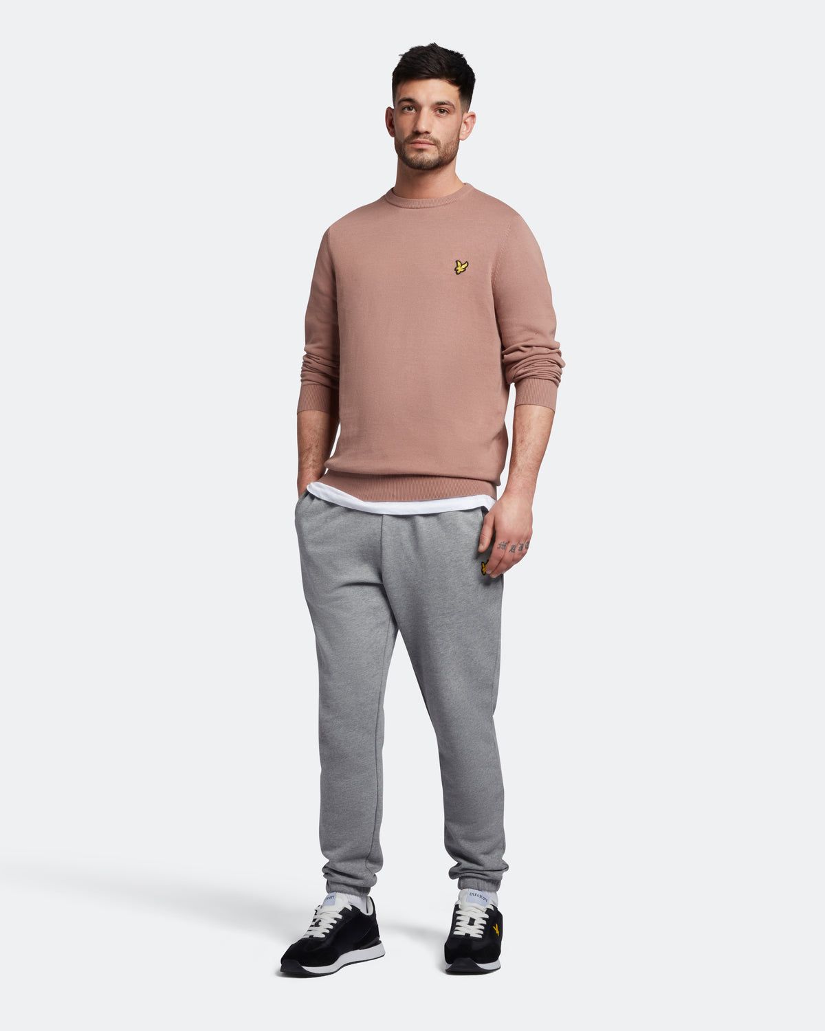 Cotton Crew Neck Jumper sold by Lyle & Scott product image thumbnail 2