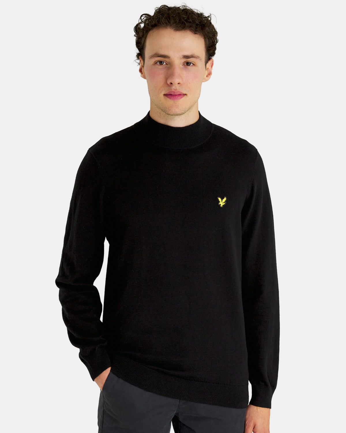 Roll Neck Merino Jumper sold by Lyle & Scott