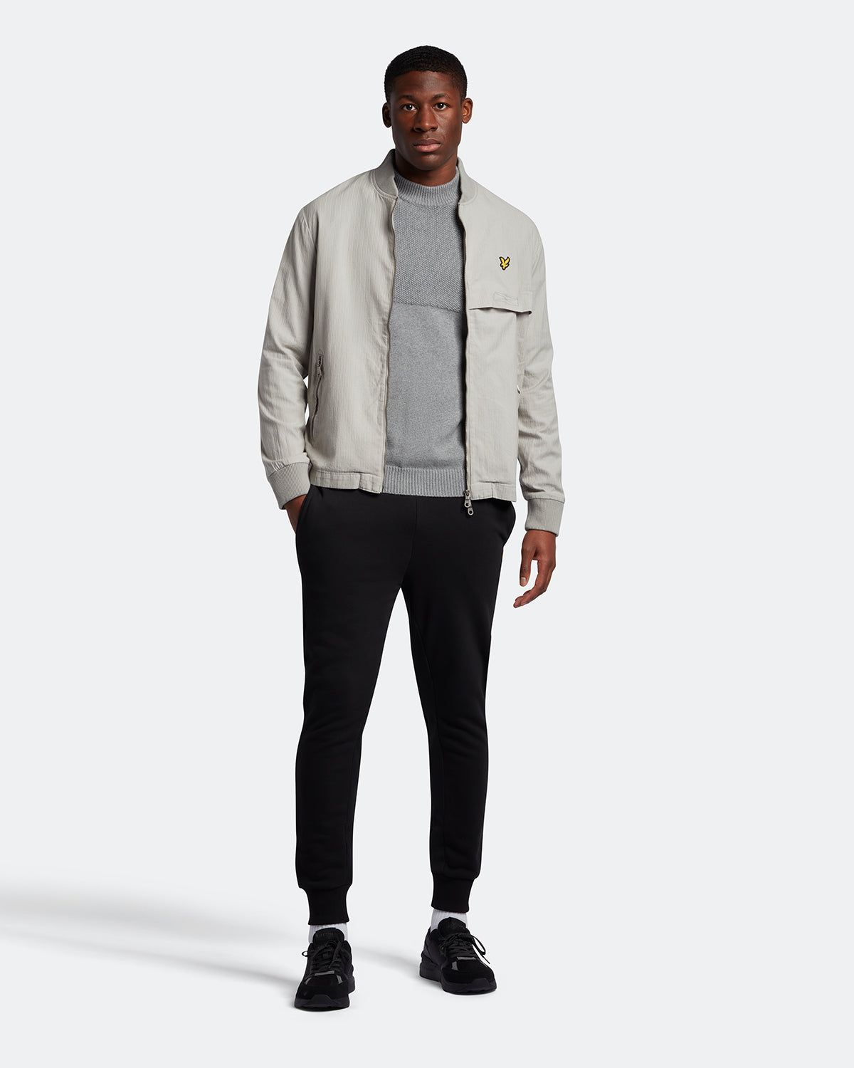 Seed Stitch Mock Neck Jumper sold by Lyle & Scott product image thumbnail 2