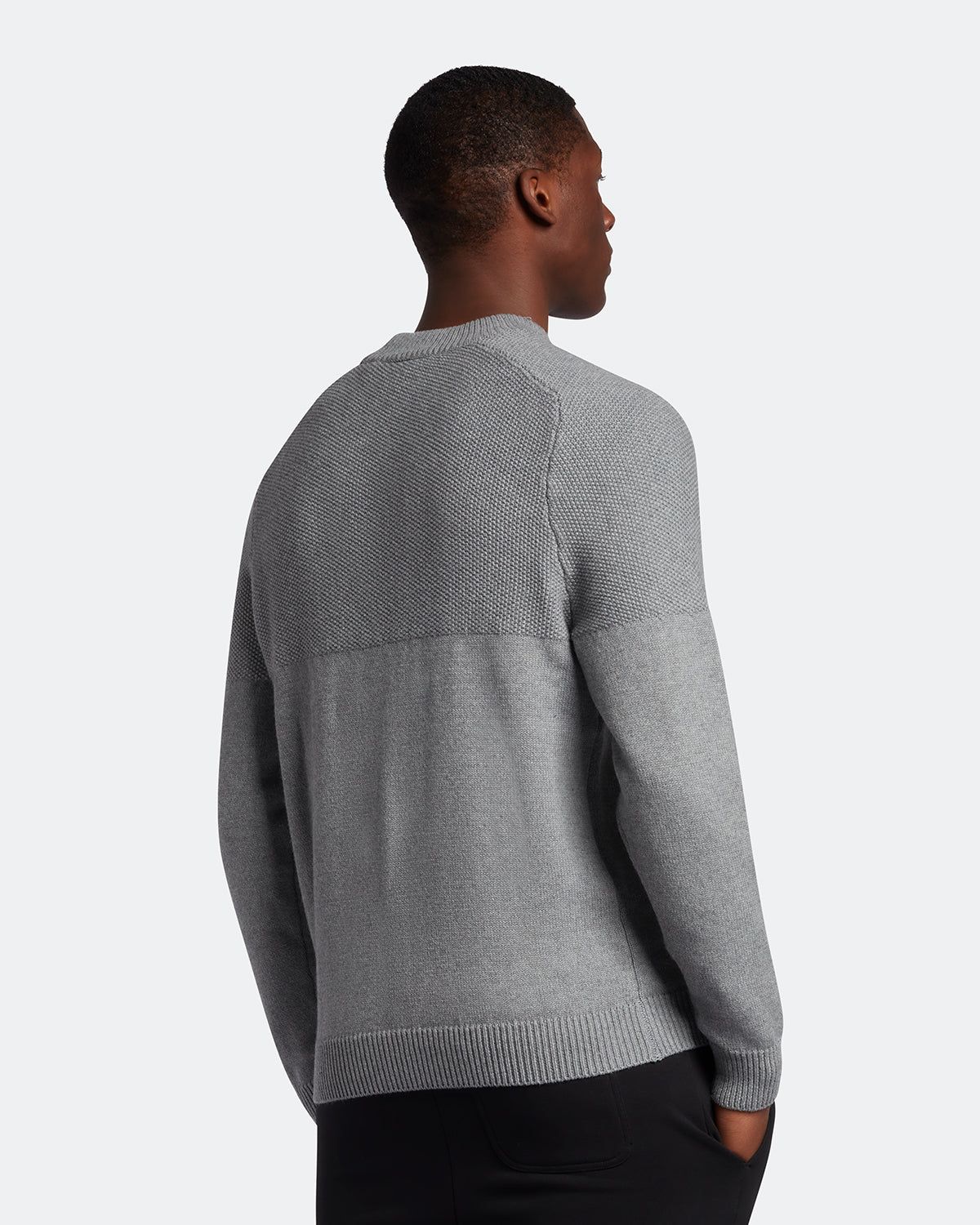 Seed Stitch Mock Neck Jumper sold by Lyle & Scott product image thumbnail 3