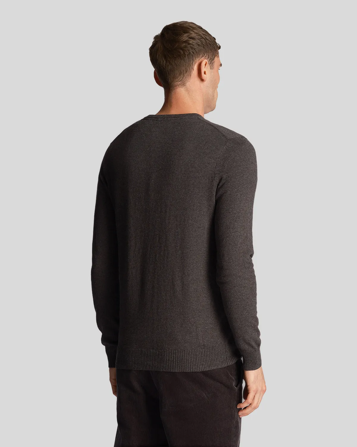 Cotton Merino V Neck Jumper sold by Lyle & Scott product image thumbnail 3