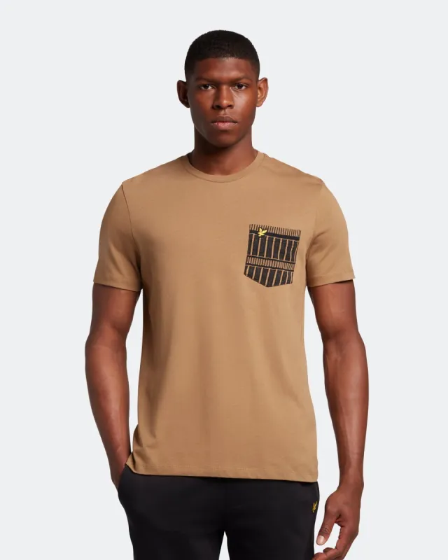 Grid Pocket T-Shirt sold by Lyle & Scott
