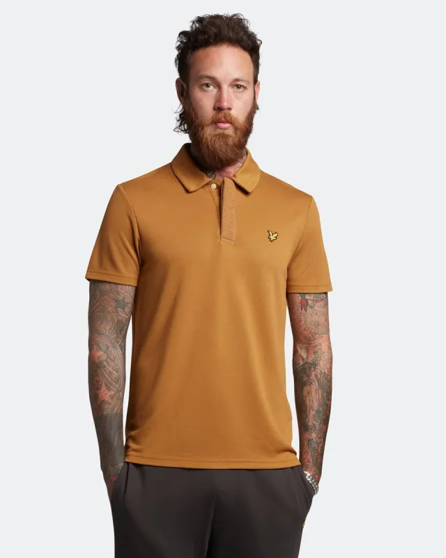 Textured Polo Shirt sold by Lyle & Scott