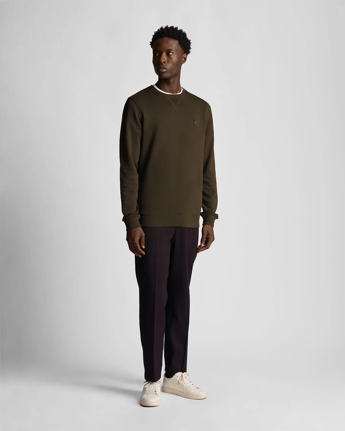 Tonal Eagle Crew Neck Sweatshirt sold by Lyle & Scott product image thumbnail 2