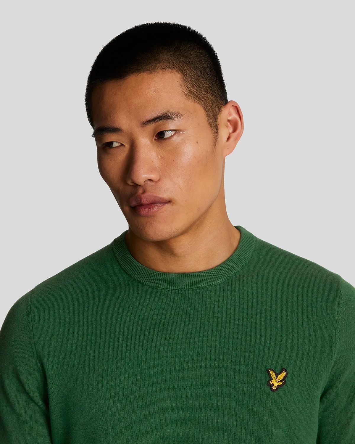 Cotton Crew Neck Jumper sold by Lyle & Scott product image thumbnail 4