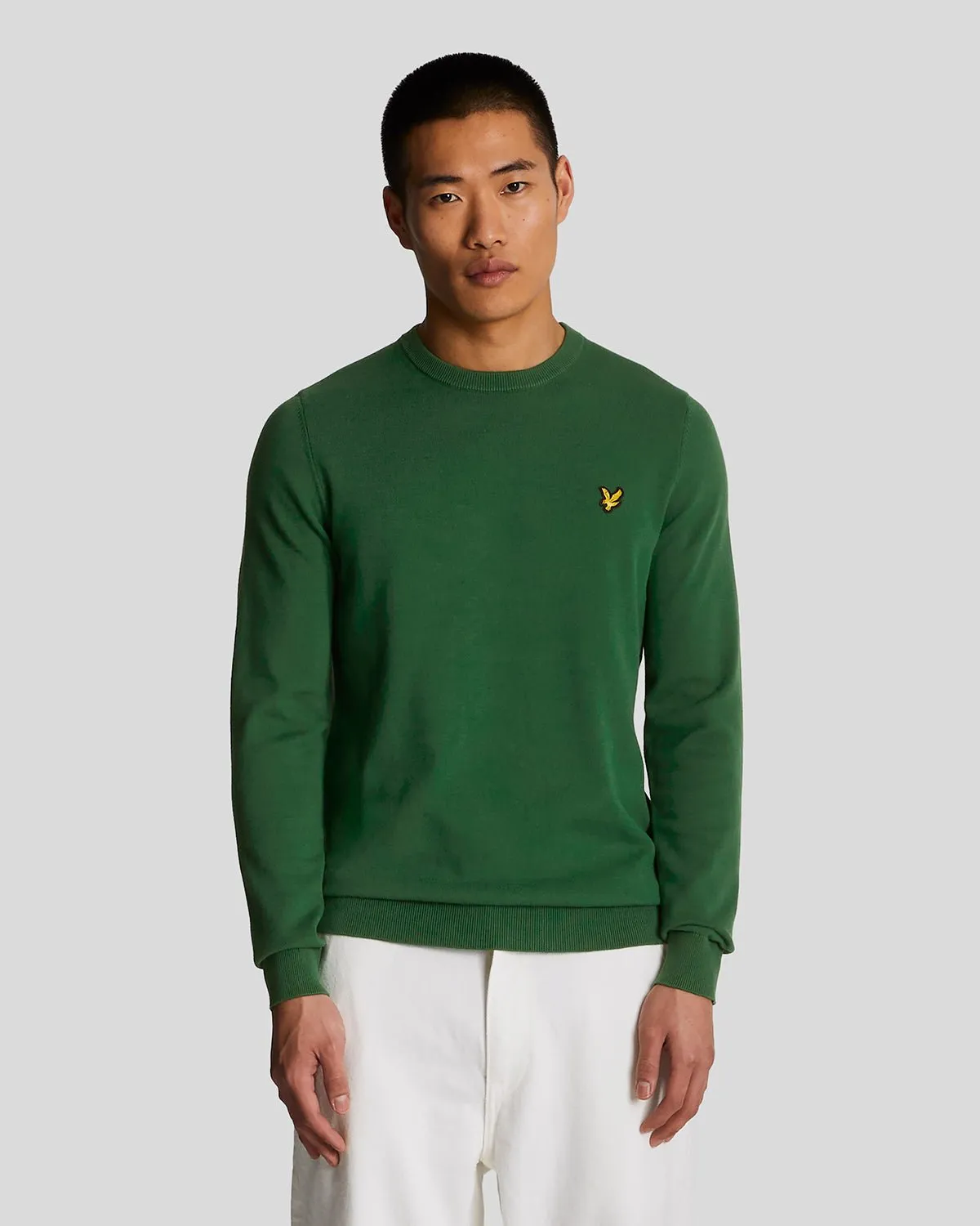 Cotton Crew Neck Jumper sold by Lyle & Scott