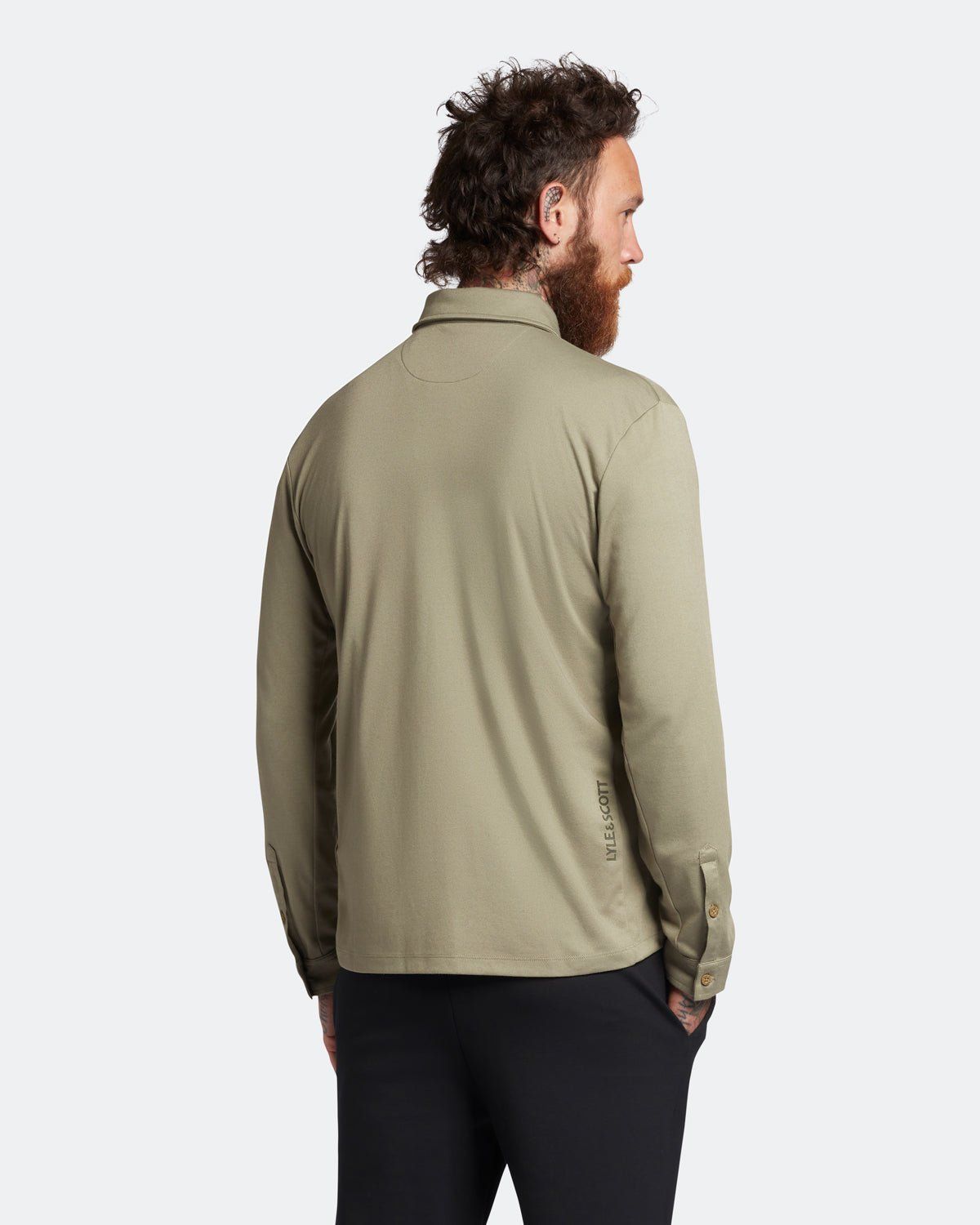 Long Sleeve Stretch Shirt sold by Lyle & Scott product image thumbnail 3