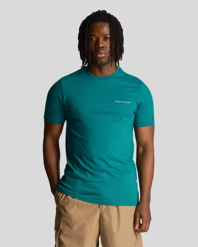 Embroidered T-Shirt sold by Lyle & Scott