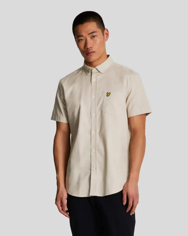 Cotton Slub Short Sleeve Shirt sold by Lyle & Scott