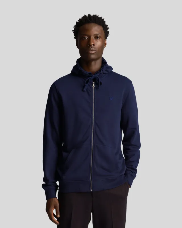 Tonal Eagle Zip Through Hoodie sold by Lyle & Scott