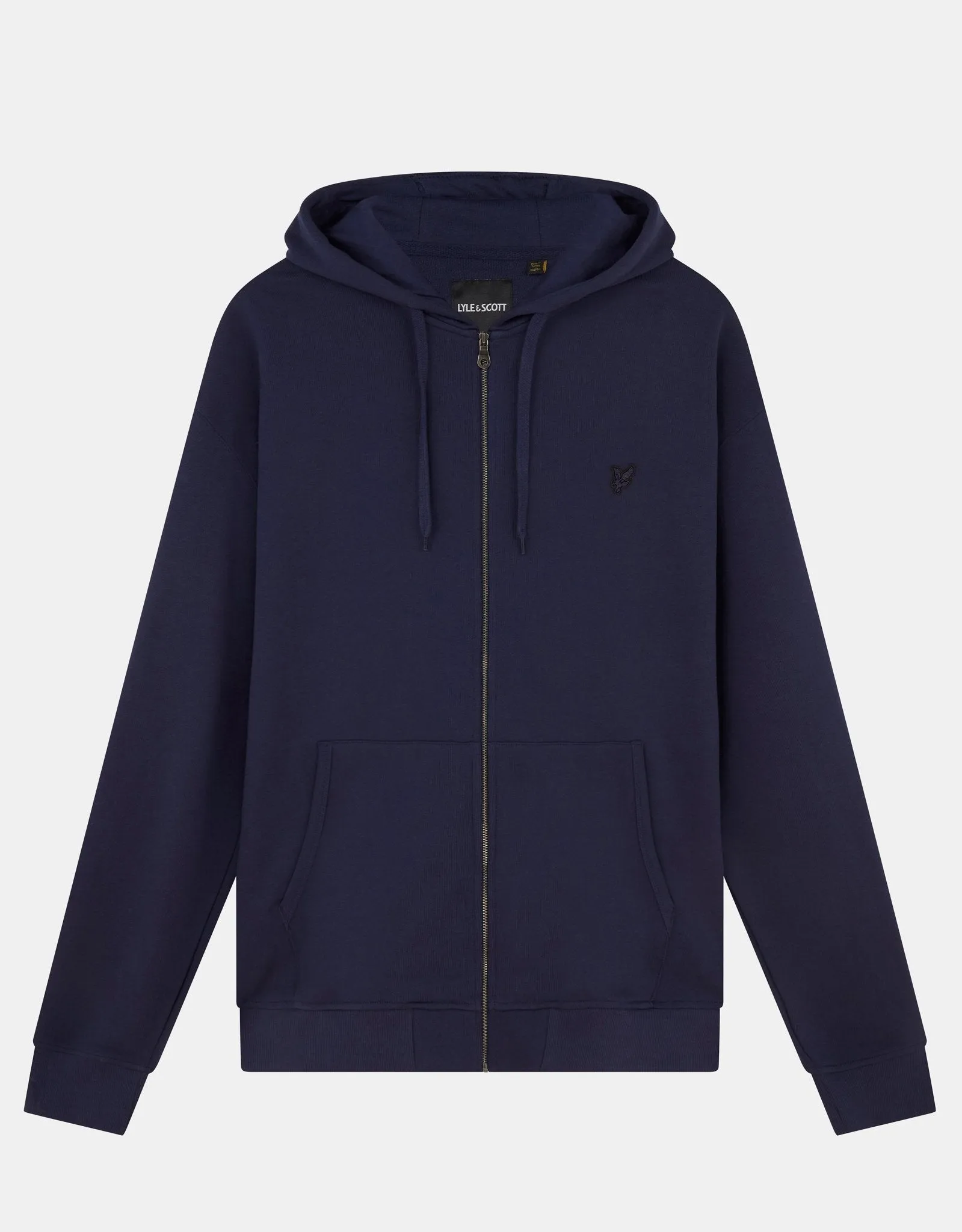 Tonal Eagle Zip Through Hoodie sold by Lyle & Scott product image thumbnail 5