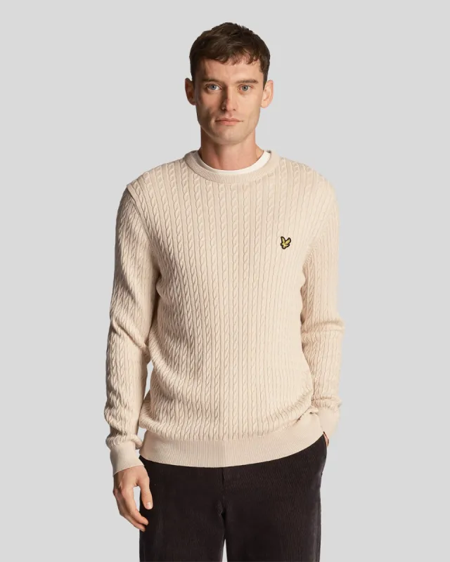 Cable Crew Neck Jumper sold by Lyle & Scott