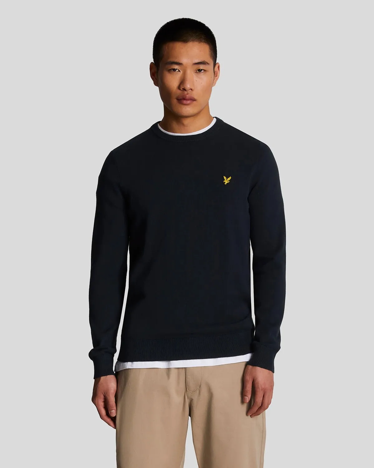 Cotton Crew Neck Jumper sold by Lyle & Scott product image thumbnail 2