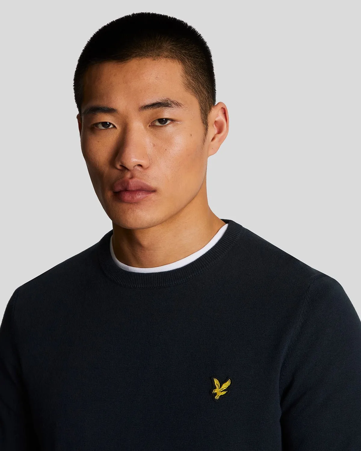 Cotton Crew Neck Jumper sold by Lyle & Scott product image thumbnail 4
