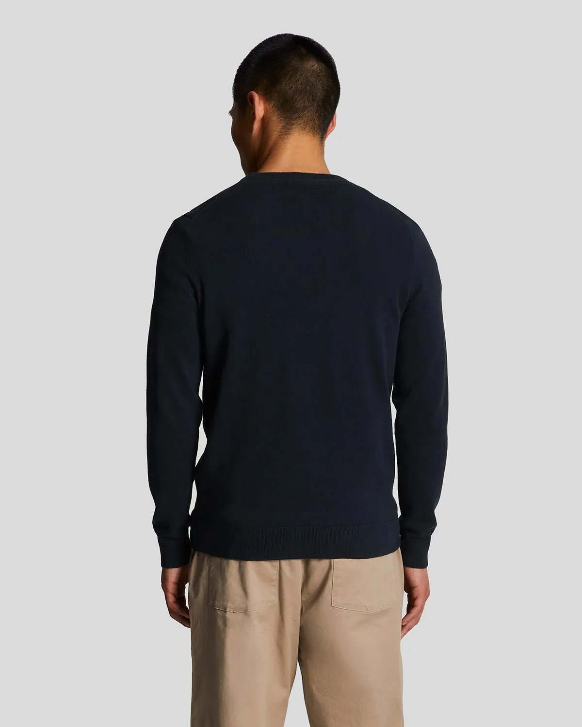 Cotton Crew Neck Jumper sold by Lyle & Scott product image thumbnail 3