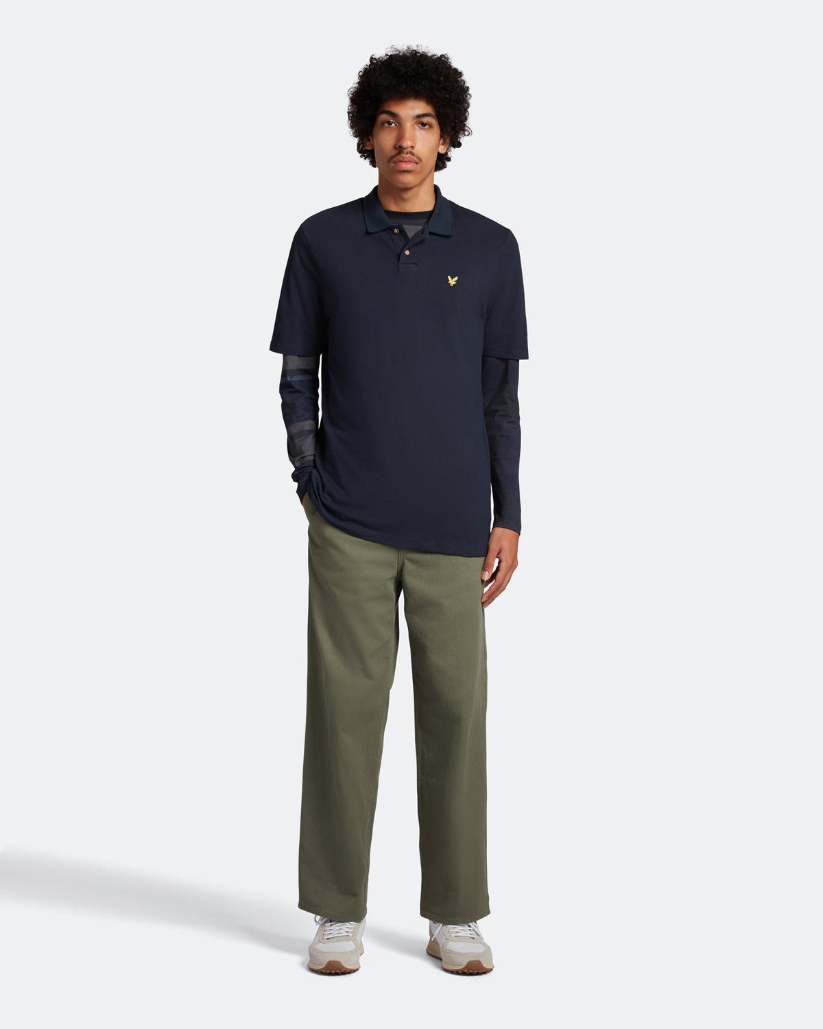 Archive Loose Fit Polo Shirt sold by Lyle & Scott product image thumbnail 2