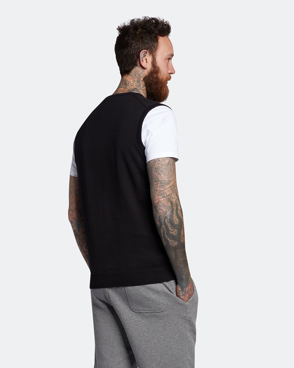 Cotton Crew Neck Vest sold by Lyle & Scott product image thumbnail 3