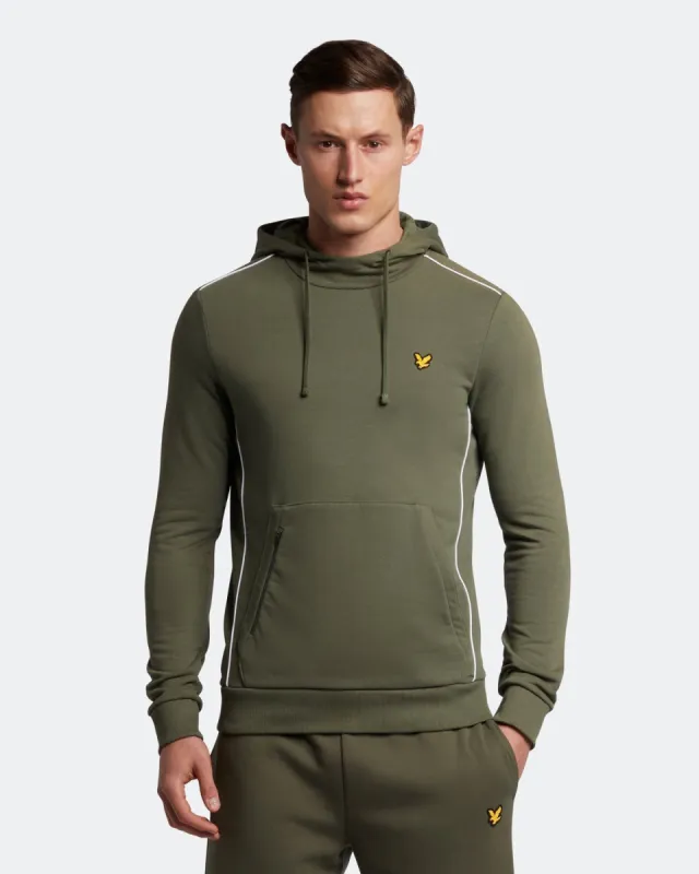 Sports Hoodie with Contrast Piping sold by Lyle & Scott