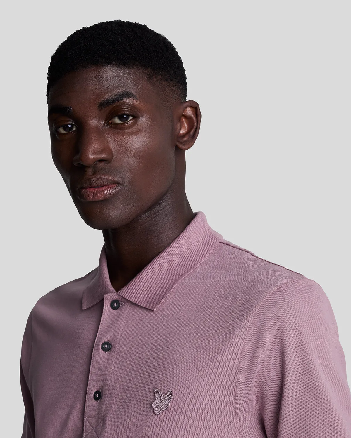 Tonal Eagle Polo Shirt sold by Lyle & Scott product image thumbnail 4