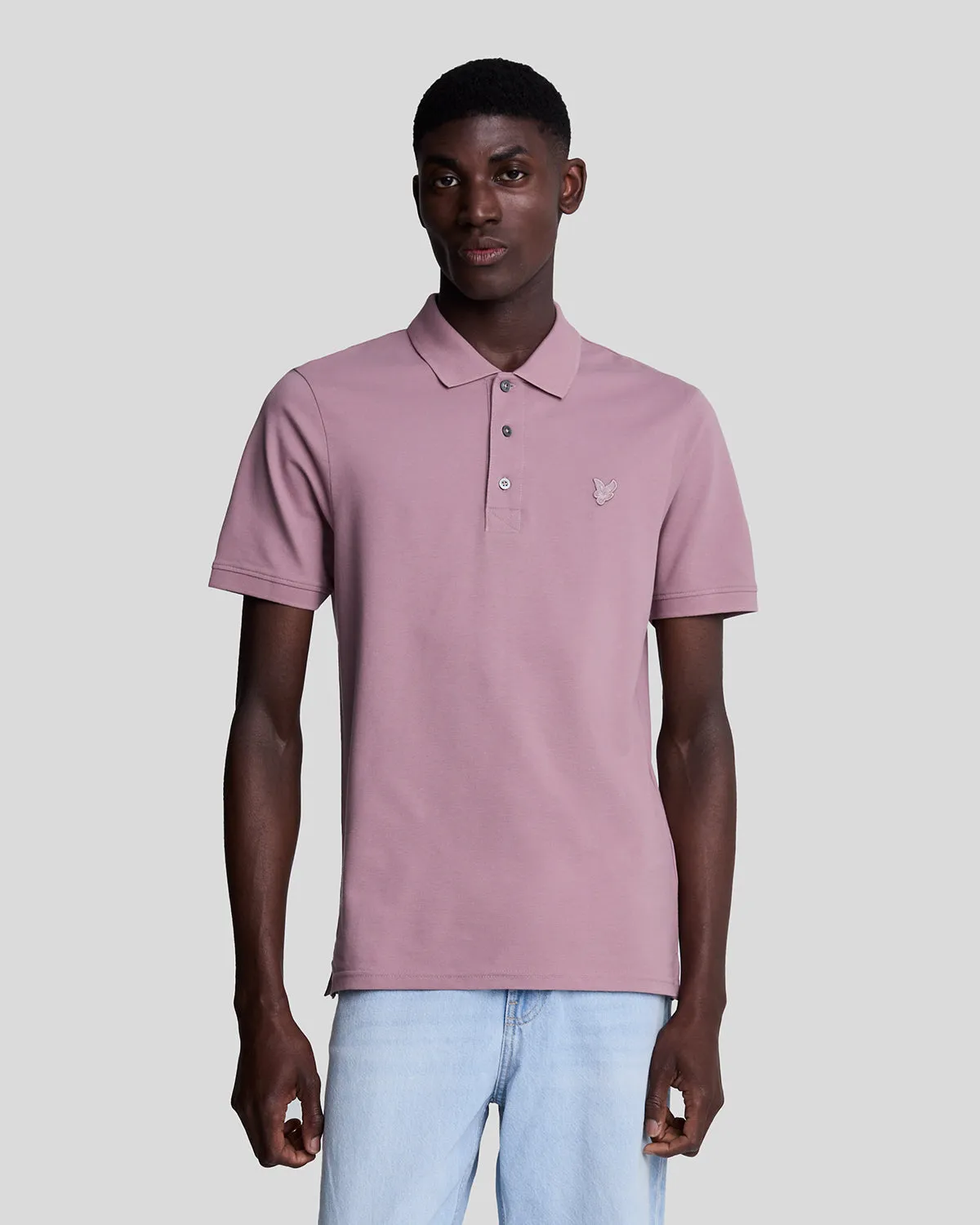 Tonal Eagle Polo Shirt sold by Lyle & Scott