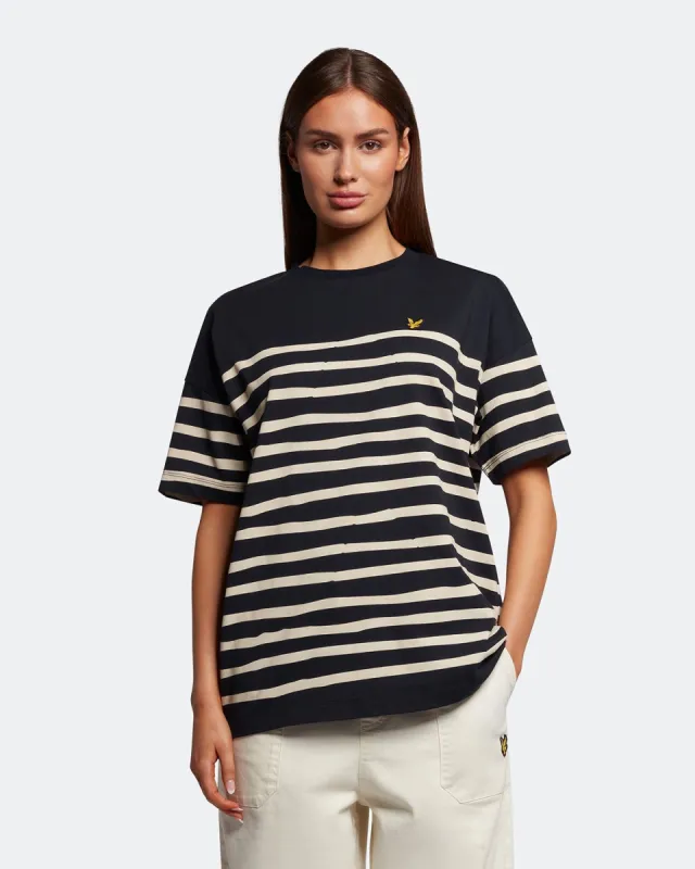 Womens Chandler Breton T-Shirt made by Lyle & Scott