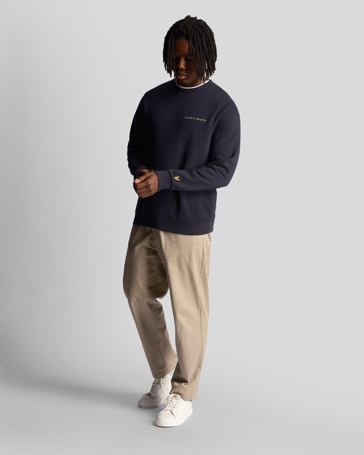 Embroidered Crew Neck Sweatshirt sold by Lyle & Scott product image thumbnail 2